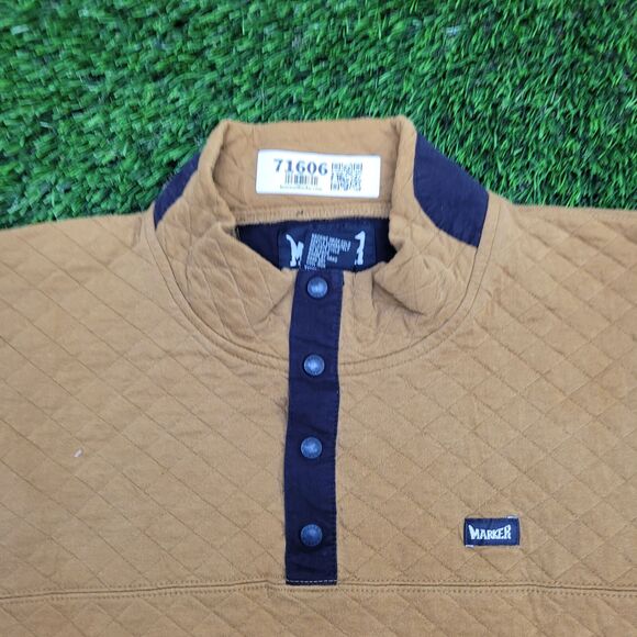 Vintage 90s MOD Sweater Large 21x24 Brown - Picture 12 of 13